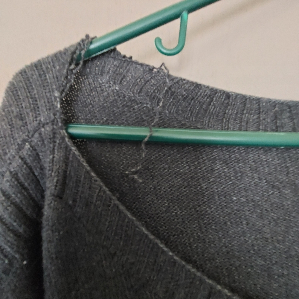 Oversized gray, light sweater - Picture 2 of 2